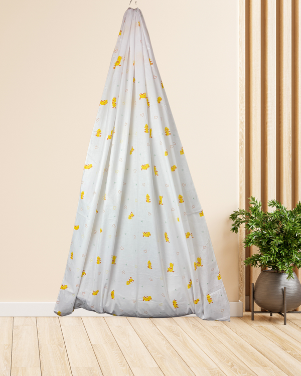 Baby Cradle Thottil Cotton Cloth , Newborn 0 to 3 years| Large Width for Heavy and Tall Babies-3 Meters