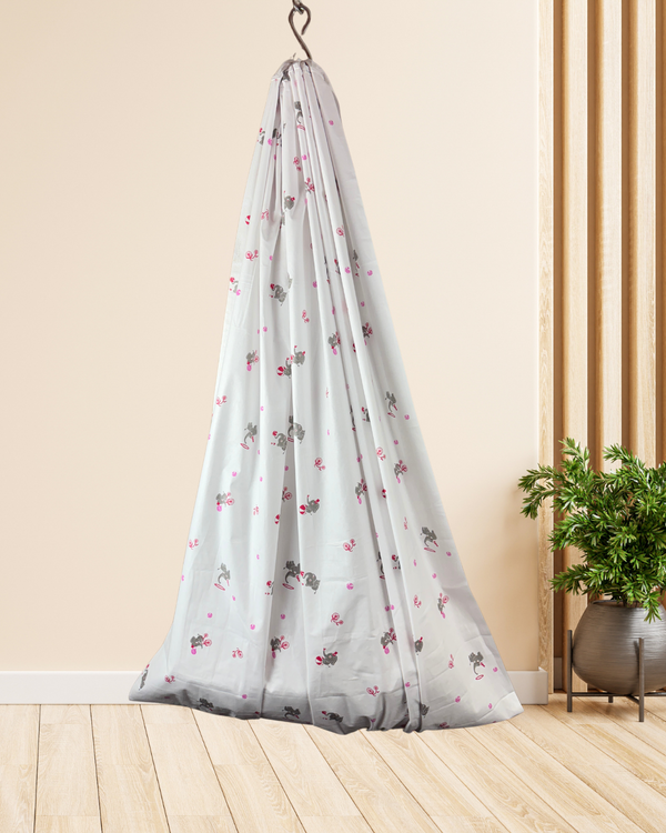 Baby Cradle Thottil Cotton Cloth , Newborn 0 to 3 years| Large Width for Heavy and Tall Babies-3 Meters